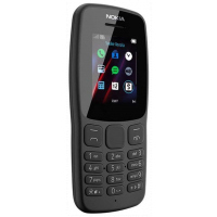 Nokia 106 DS TA-1190 Dual-Band (850/1900) Feature Phone-Black