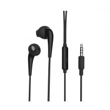 Oraimo Halo OPE-E21 Legendary Sound Half-in-Ear Wired Earphones with Remote Control & Mic – Black Headsets