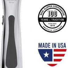 Wahl Professional Beret Lithium Ion Trimmer, 0.4 cutting length, 4 Guide Combs (2.5 mm-11 mm), 6000 Rpm, 75 min run time, Great for Barbers and Stylists, Silver