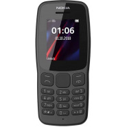 Nokia 106 DS TA-1190 Dual-Band (850/1900) Feature Phone-Black Cell Phones