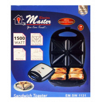 Electro Master EM-GR-1132 4 Slice Grill Maker - White