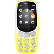 Nokia 3310 Dual SIM Feature Phone with MP3 Player, Wireless FM Radio and Rear Camera- Yellow