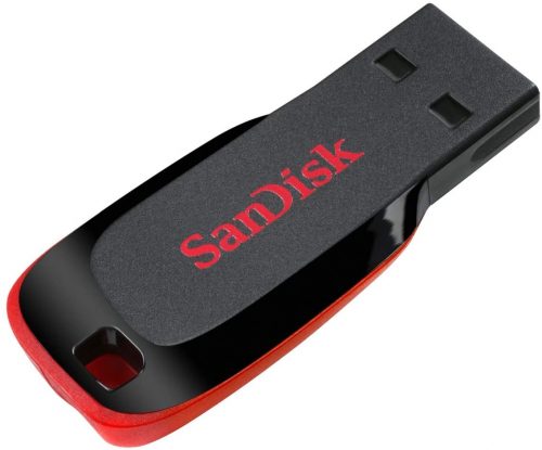 Sandisk 32GB Sandisk 2.0 Cruzerblade Flash Disk - Red,Black