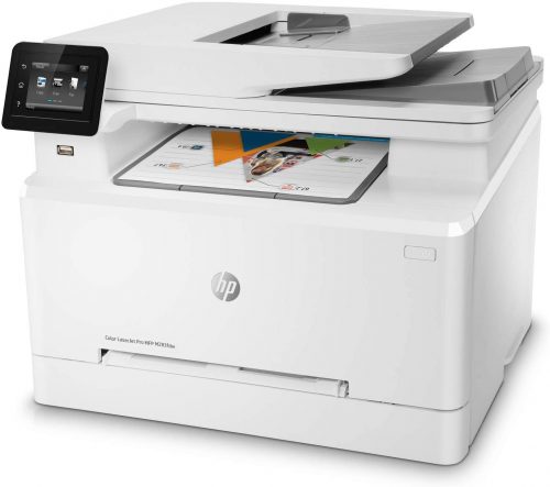 HP Color LaserJet Pro M283fdn Printer, Wireless All-in-One Laser Smart Business Printer, Remote Mobile Print, Scan & Copy - White