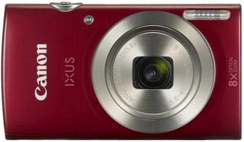 Canon IXUS-175 20MP Point and Shoot Camera with 8X Optical Zoom(Red)