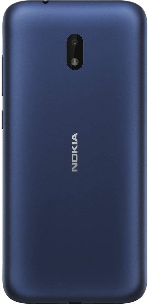 Nokia C1 Plus Smartphone with a 5.45” HD+ Screen, Powerful Front Flash, face Unlock, All-Day Battery, Android 10 (Go Edition) and 4G in Blue
