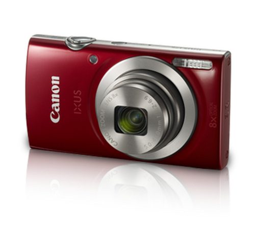 Canon IXUS-175 20MP Point and Shoot Camera with 8X Optical Zoom(Red)