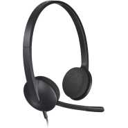 Logitech USB Headset H340, Stereo, USB Headset for Windows and Mac - Black