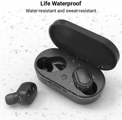 M1 TWS Wireless Earphones Chargeable Touch-Control Earbuds Noise Cancelling Life Waterproof Earphones Compatible with Android/iOS/PC Tablet