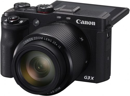 Canon PowerShot G3 X Digital Camera w/ 1-Inch Sensor and 25x Optical Zoom - Wi-Fi & NFC Enabled (Black)