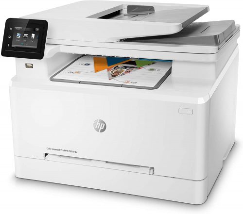 HP Color LaserJet Pro M283fdn Printer, Wireless All-in-One Laser Smart Business Printer, Remote Mobile Print, Scan & Copy - White