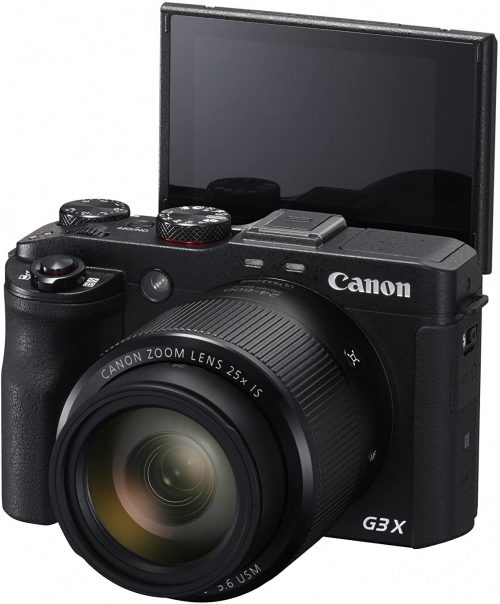 Canon PowerShot G3 X Digital Camera w/ 1-Inch Sensor and 25x Optical Zoom - Wi-Fi & NFC Enabled (Black)