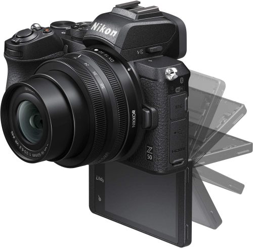 Nikon Z50 with 16-50mm Lens Mirrorless Digital Camera - Black