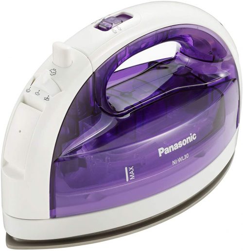 Panasonic Cordless Steam Iron, 1550W, NI-WL30VTH, White/Purple,, 1 Yr Warranty