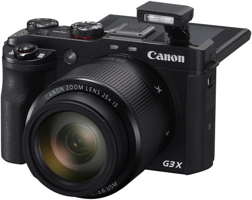 Canon PowerShot G3 X Digital Camera w/ 1-Inch Sensor and 25x Optical Zoom - Wi-Fi & NFC Enabled (Black)