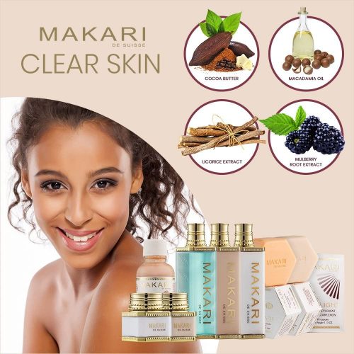 Makari Classic Day Treatment Skin Cream 1.85 fl.oz – Hydrating, Lightening & Brightening Face Cream – Daily Moisturizer for Dark Marks, Scars, Acne Blemishes, Hyperpigmentation & Dryness