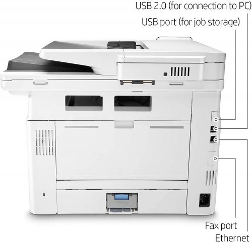 HP LaserJet Pro M428fdw Printer, Multifunction M428fdw Wireless Laser High Speed Smart Business Printer - White