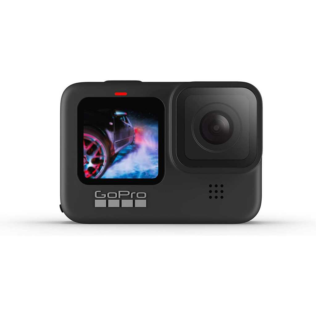 GoPro HERO9 Black - Waterproof Action Camera with Front LCD and Touch Rear Screens, 5K Ultra HD Video, 20MP Photos, 1080p Live Streaming, Webcam, Stabilization