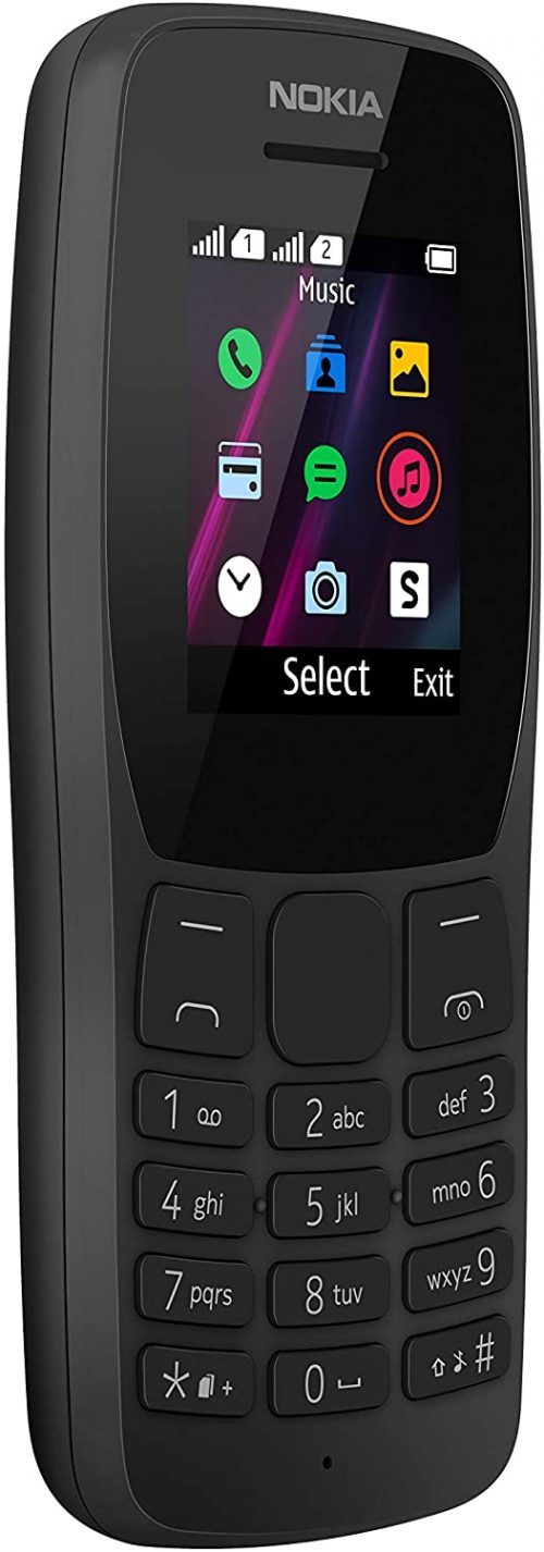 Nokia 110- Dual SIM Feature Phone - 1.77