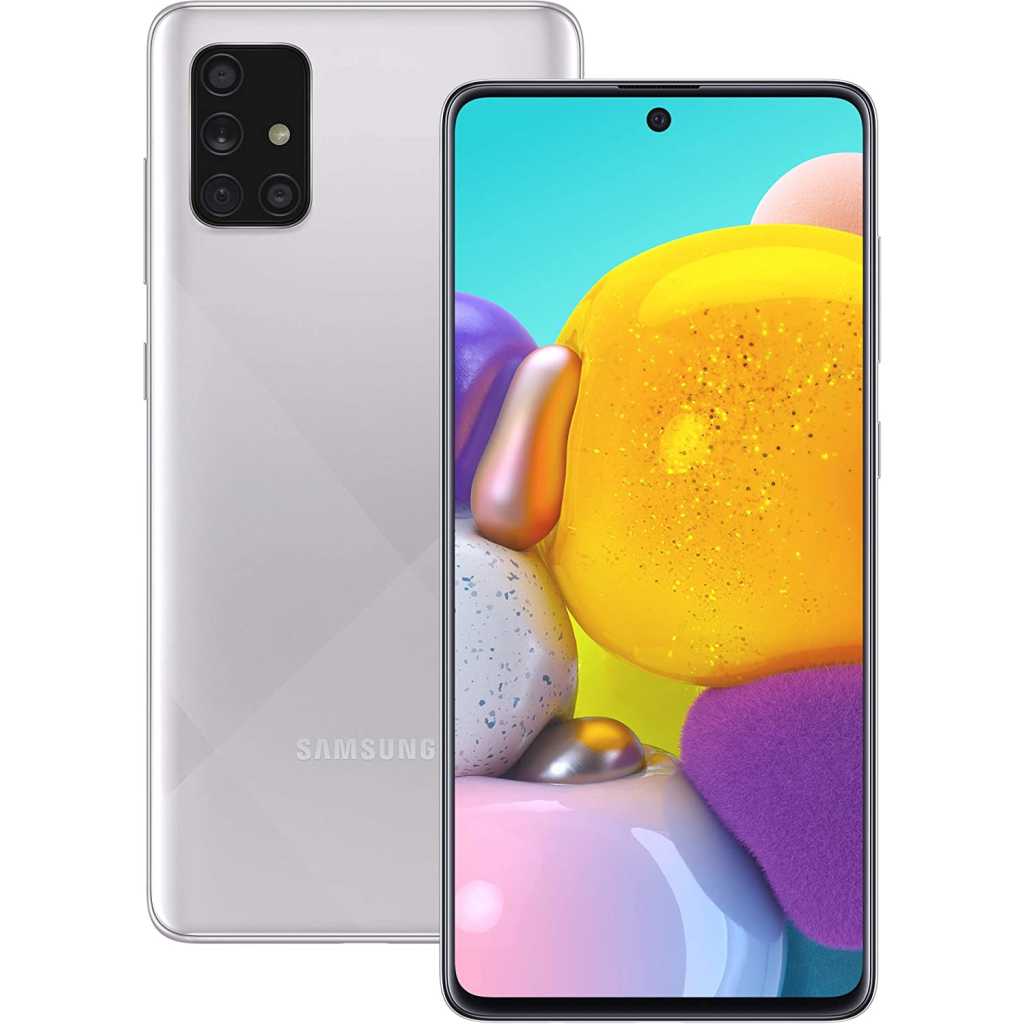 Samsung Galaxy A71 Mobile Phone Dual SIM 6.7" 8GB RAM 128GB ROM 64MP - Silver 1 71iSWgBuxL. AC SL1500