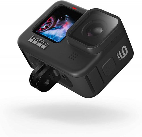 GoPro HERO9 Black - Waterproof Action Camera with Front LCD and Touch Rear Screens, 5K Ultra HD Video, 20MP Photos, 1080p Live Streaming, Webcam, Stabilization