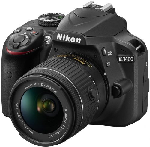 Nikon D3400 w/ AF-P DX NIKKOR 18-55mm f/3.5-5.6G VR (Black)