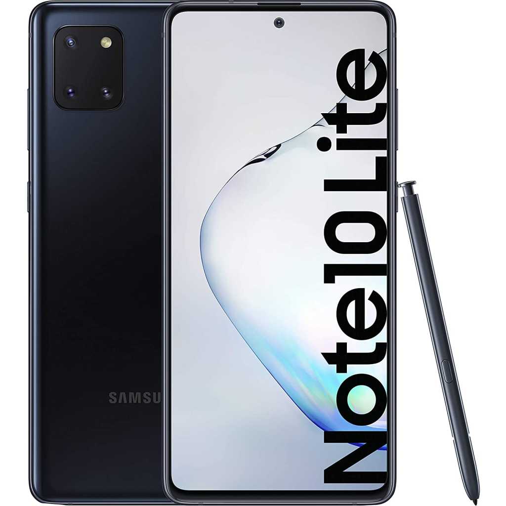 Samsung Galaxy Note10 Lite 6.7" Dual SIM 6GB RAM 128GB ROM 12MP - Black