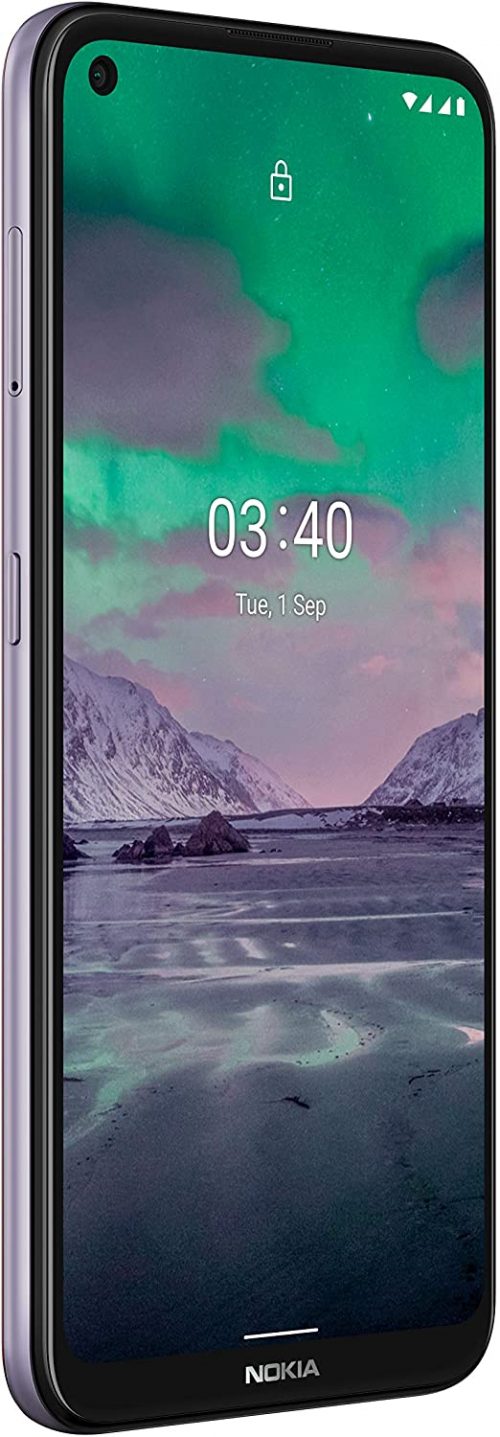 Nokia 3.4 6.39 Inch Android Smartphone with 4GB RAM and 64GB Storage (Dual SIM) - Fjord- Dusk