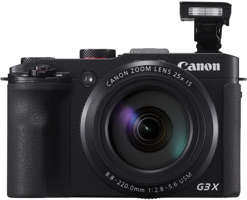 Canon PowerShot G3 X Digital Camera w/ 1-Inch Sensor and 25x Optical Zoom - Wi-Fi & NFC Enabled (Black)