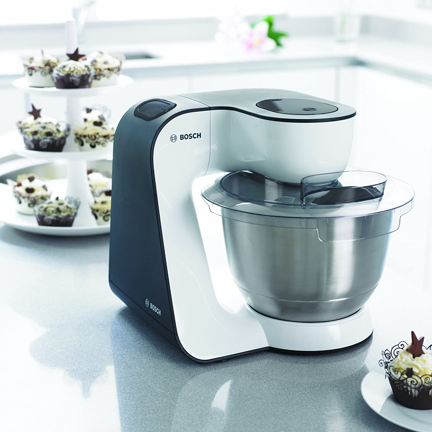 Bosch MUM52120GB Styline Machine Food - White/Grey - TilyExpress Uganda