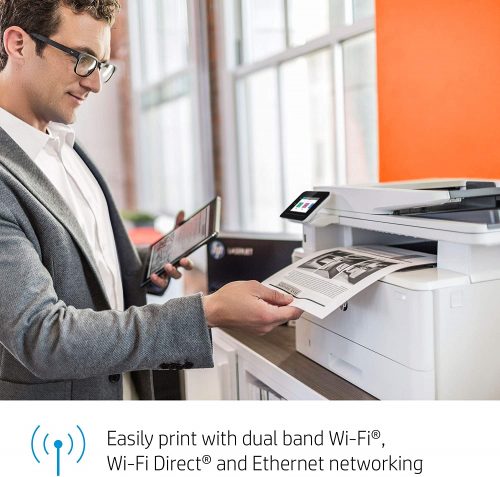 HP LaserJet Pro M428fdw Printer, Multifunction M428fdw Wireless Laser High Speed Smart Business Printer - White