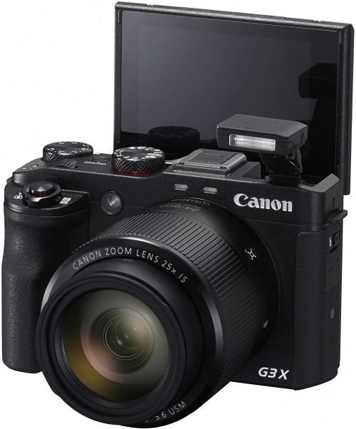 Canon PowerShot G3 X Digital Camera w/ 1-Inch Sensor and 25x Optical Zoom - Wi-Fi & NFC Enabled (Black)