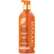 Makari Extreme Carrot & Argan Oil Skin Toning Milk 16.8oz Lightening, Brightening & Tightening Body Lotion with Organiclarine Whitening & Anti-Aging Treatment for Dark Spots, Acne