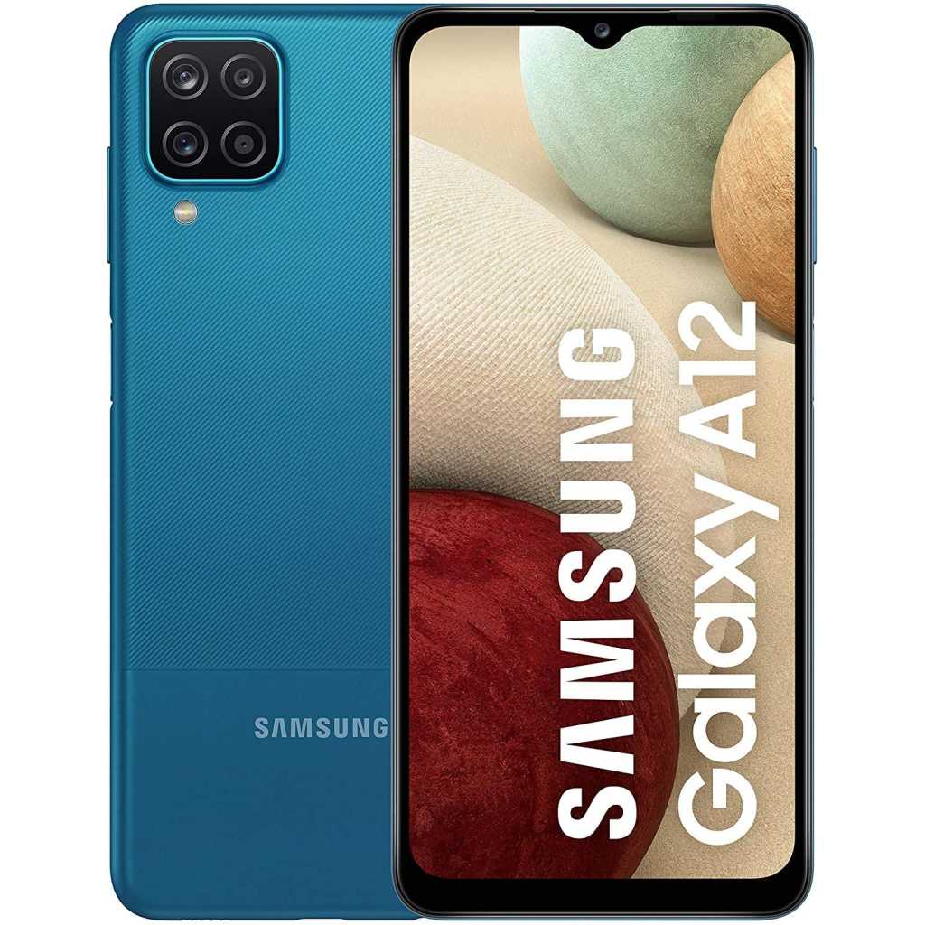 Samsung Galaxy A12 - Smartphone 128GB, 4GB RAM, 48MP 5000mAh Dual Sim, Blue