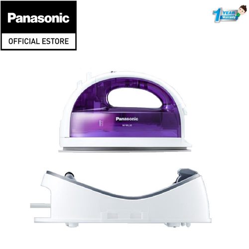 Panasonic Cordless Steam Iron, 1550W, NI-WL30VTH, White/Purple,, 1 Yr Warranty