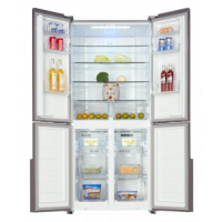 ADH BCD-558 558 - Litres Fridge, 4 Door Refrigerator - Silver