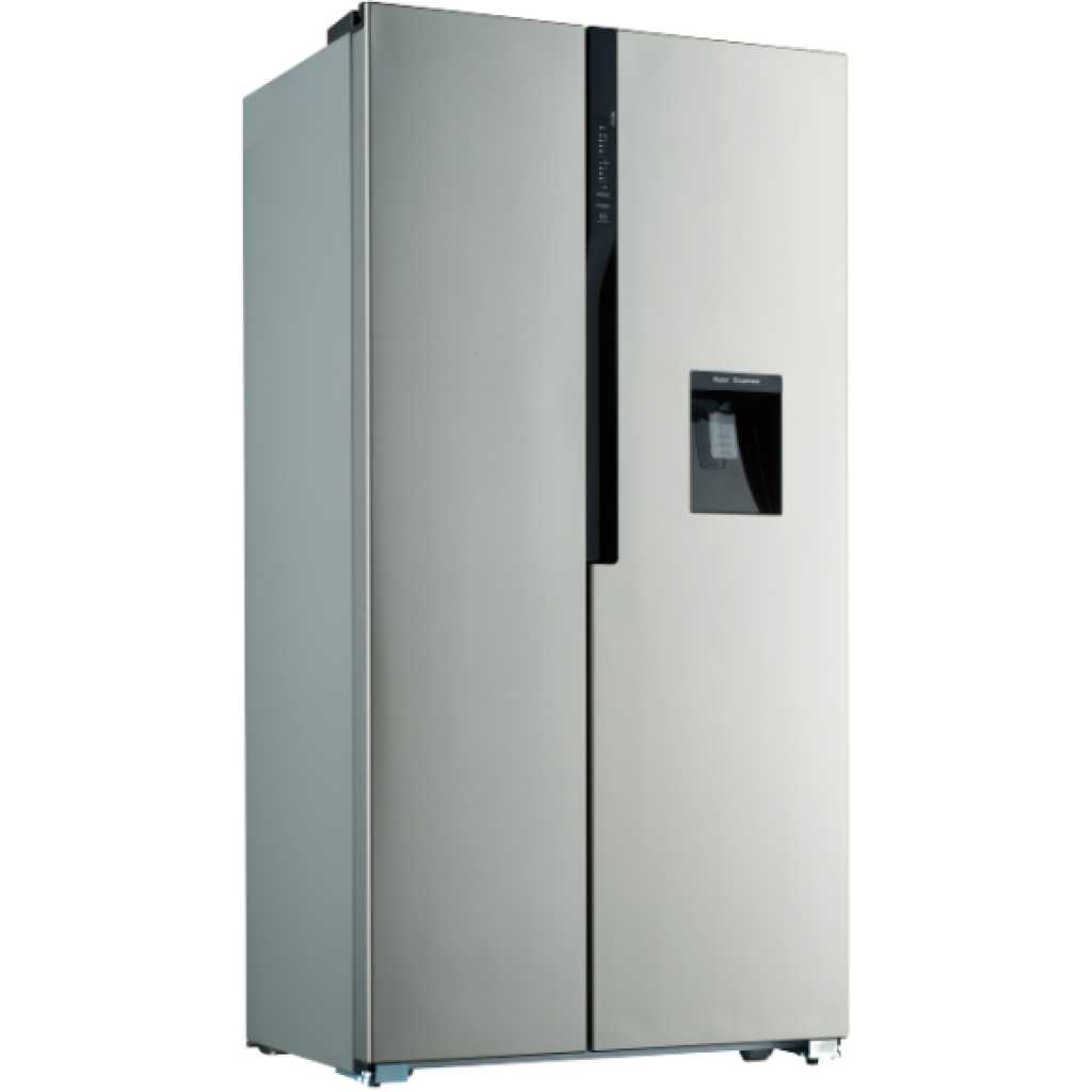 ADH BCD-658 658 - Litres Fridge, Double Door Refrigerator With Water Dispenser - Silver