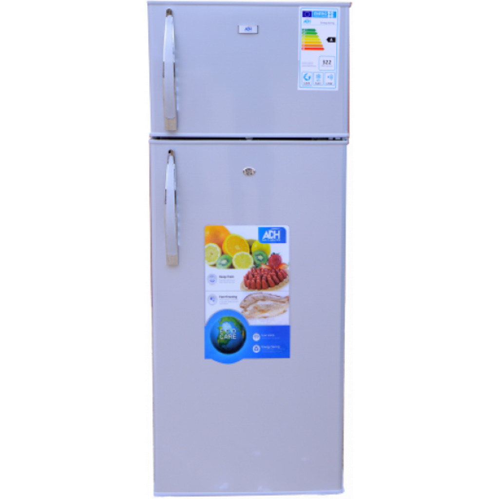 ADH BCD-358 358 - Litres Fridge, Double Door Refrigerator - Silver