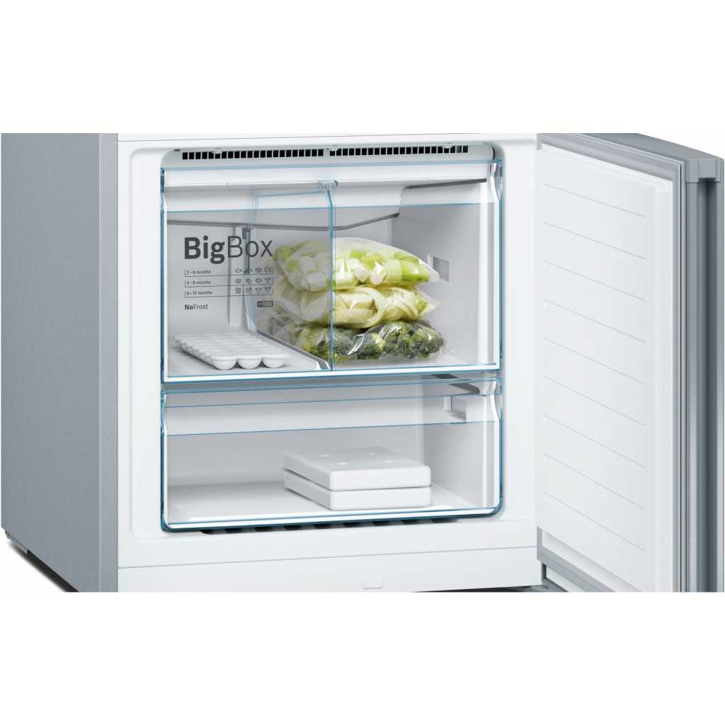 Bosch KGN56VI30M Standing Fridge Freezer bottom open