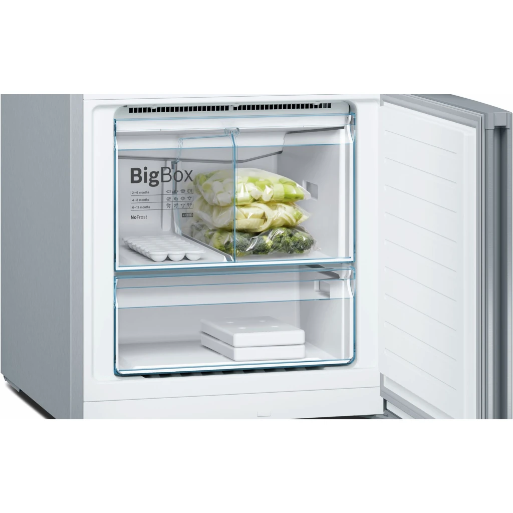 Bosch KGN56VI30M Standing Fridge Freezer bottom open