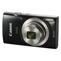 Canon IXUS 185 / ELPH 180 20.0MP 8X Optical Zoom Point and Shoot Digital Camera Black