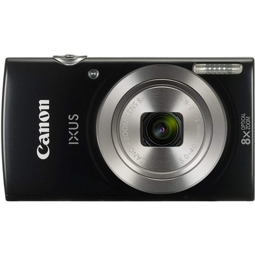 Canon IXUS 185 / ELPH 180 20.0MP 8X Optical Zoom Point and Shoot Digital Camera Black