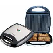 Electro Master EM-GR-1132 4 Slice Grill Maker - Black