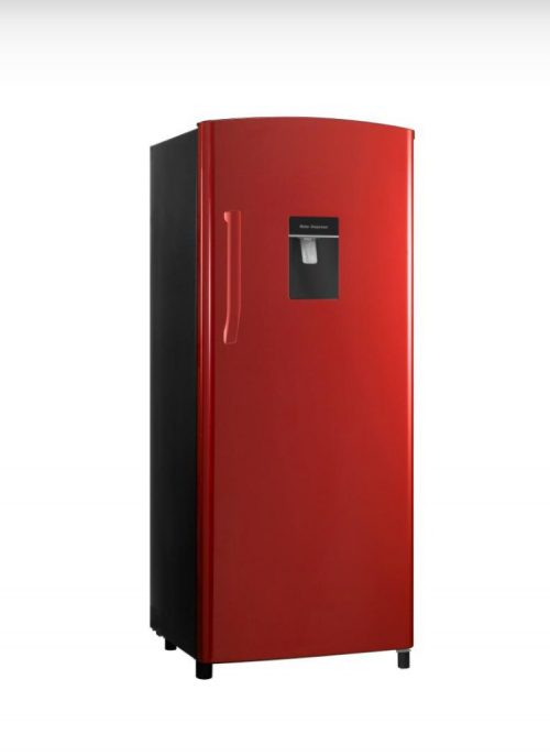 Hisense 229L Single Door Fridge With Water Dispenser - Red