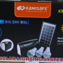 Kamisafe KM-8017 Lighting Solar Kit - Black