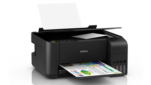 Epson L3110 Printer, All-in-One Eco Tank Ink Tank Photo Printer - Black