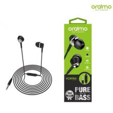 Oraimo OEP-E23 Vortex Bass Wired Eearphones – Black Headsets