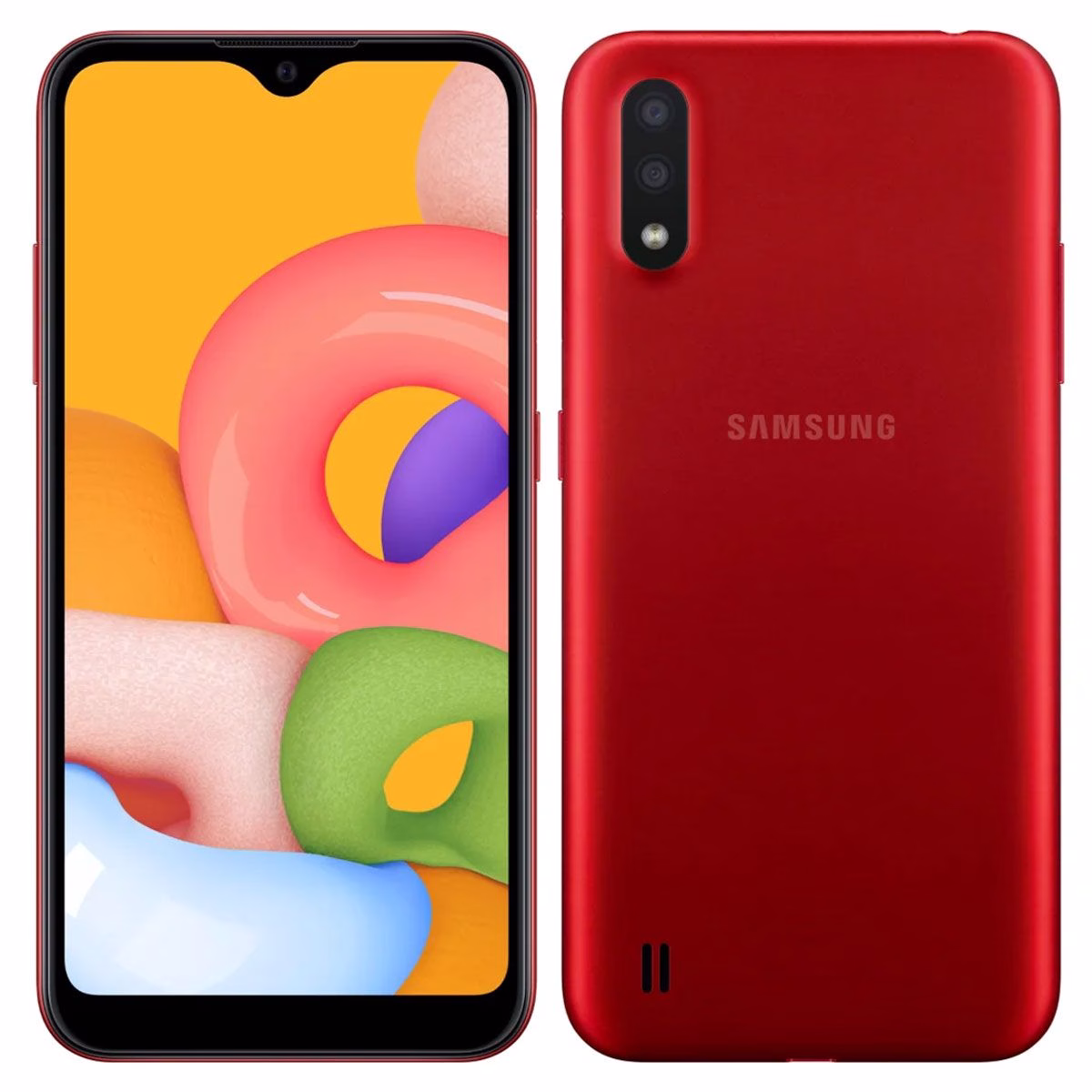 Samsung Galaxy M01 design