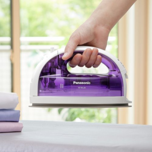 Panasonic Cordless Steam Iron, 1550W, NI-WL30VTH, White/Purple,, 1 Yr Warranty