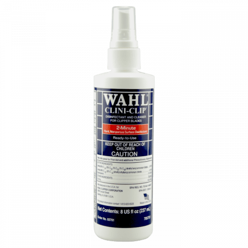 Wahl CLINI CLIP - 8 OZ. Spray Hygienic Spray Disinfectant Hair Clipper Oil